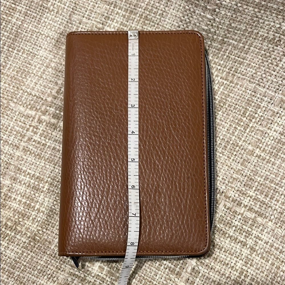 Brown Leather Planner